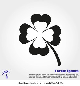 Clover vector icon
