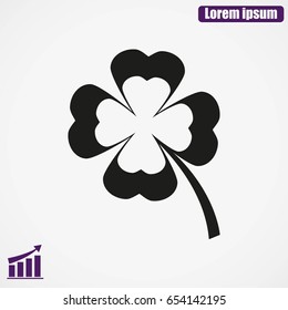 Clover vector icon