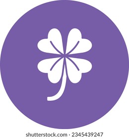 Clover vector icon. Can be used for printing, mobile and web applications.
