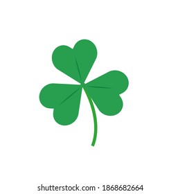 clover vector icon in flat design