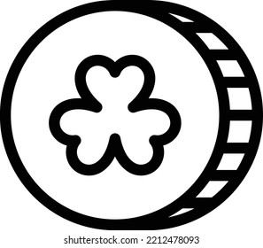 clover  Vector illustration on a transparent background. Premium quality symmbols. Thin line vector icons for concept and graphic design.