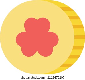 clover Vector illustration on a transparent background. Premium quality symmbols. Line Color vector icons for concept and graphic design. 
