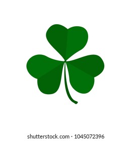 Clover. Vector object. Green plant. 