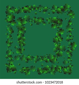Clover wallpaper is a confetti which consist of many isolated elements. Stylish and beautiful clover wallpaper. Can be used as poster, border, background, wallpaper, card and etc