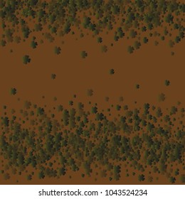 Clover wallpaper is a confetti which consist of many isolated elements. Stylish and beautiful clover wallpaper. Can be used as poster, border, background, wallpaper, card and etc