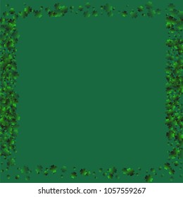 Clover wallpaper is a confetti which consist of many isolated elements. Stylish and beautiful clover wallpaper. Can be used as poster, border, background, wallpaper, card and etc