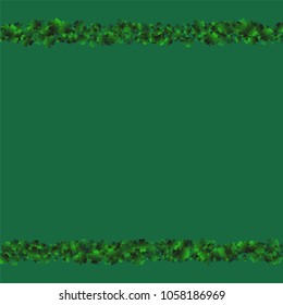 Clover wallpaper is a confetti which consist of many isolated elements. Stylish and beautiful clover wallpaper. Can be used as poster, border, background, wallpaper, card and etc