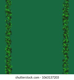Clover wallpaper is a confetti which consist of many isolated elements. Stylish and beautiful clover wallpaper. Can be used as poster, border, background, wallpaper, card and etc