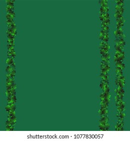 Clover wallpaper is a confetti which consist of many isolated elements. Stylish and beautiful clover wallpaper. Can be used as poster, border, background, wallpaper, card and etc
