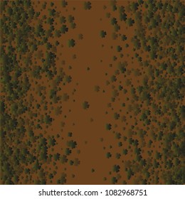Clover wallpaper is a confetti which consist of many isolated elements. Stylish and beautiful clover wallpaper. Can be used as poster, border, background, wallpaper, card and etc
