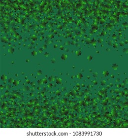 Clover wallpaper is a confetti which consist of many isolated elements. Stylish and beautiful clover wallpaper. Can be used as poster, border, background, wallpaper, card and etc