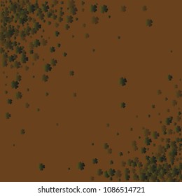 Clover wallpaper is a confetti which consist of many isolated elements. Stylish and beautiful clover wallpaper. Can be used as poster, border, background, wallpaper, card and etc