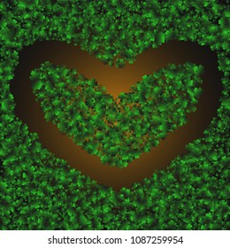 Clover wallpaper is a confetti which consist of many isolated elements. Stylish and beautiful clover wallpaper. Can be used as poster, border, background, wallpaper, card and etc