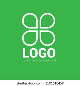 Cloverleaf Logo Template Stock Vector (Royalty Free) 1191616459 ...