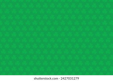 Clovers background on St. Patrick's Day.