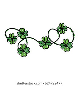 clovers leafs isolated icon