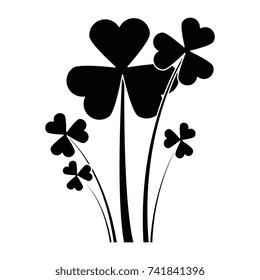 clovers plant isolated icon