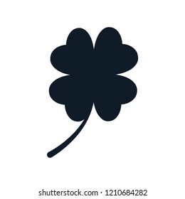 clover,shamrock leaf icon vector