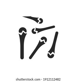 Cloves black glyph icon. Spices, seasoning. Vector illustration