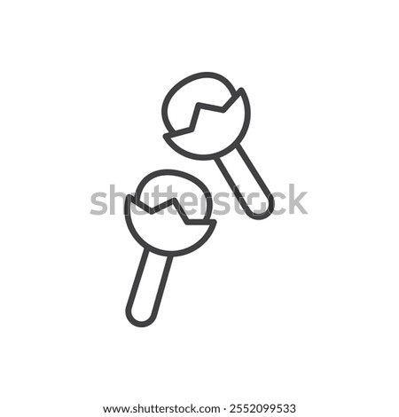 Cloves icon. line style vector icon.