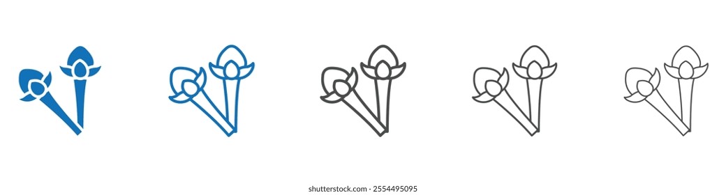 Cloves icon vector set collection for web