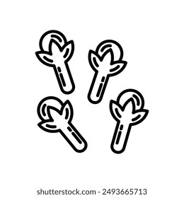 Cloves Outline Icon, Vector illustration