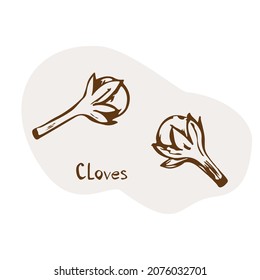 Kleidervektor. Kräuter und Gewürze handgezeichnet Vektorgrafik. Sketchy style.Vintage Illustration. Aromatische Pflanzen. Handgezeichnete Skizze des Essens. Kartendesign. Gewürze und Kräuter, schwarz-weißes Design