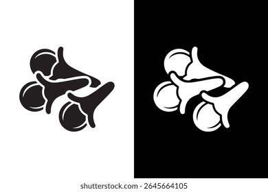 Cloves vector icon graphic isolated sketch illustration on white background.