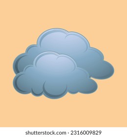 clowdy in earth cartoon vector 2D palgenep