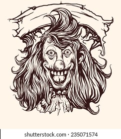 Clown and Banner