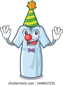 Clown bathrobe isolated with in the cartoon