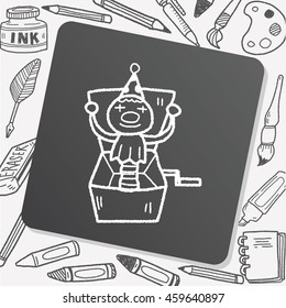 clown box doodle