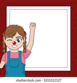 Clown cartoon design