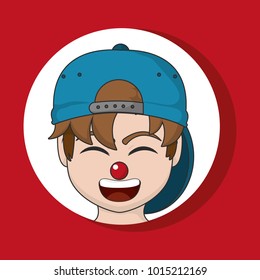 Clown cartoon design
