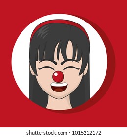 Clown cartoon design