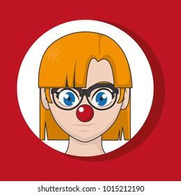 Clown cartoon design