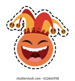 clown cartoon icon image 