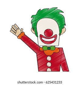 clown cartoon icon image 
