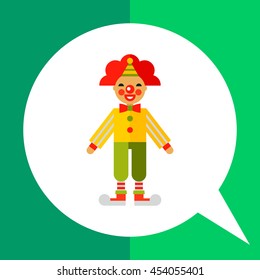 Clown Character Vector Icon 1