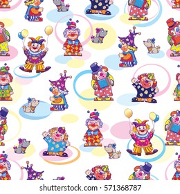 clown, circus pattern