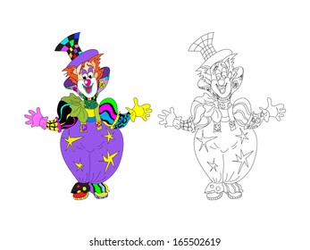 Clown coloring