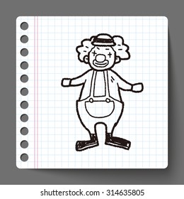 clown doodle