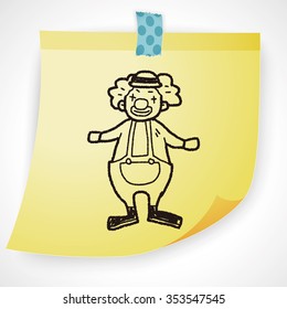 clown doodle