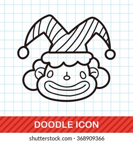 Clown doodle