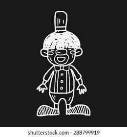 clown doodle drawing