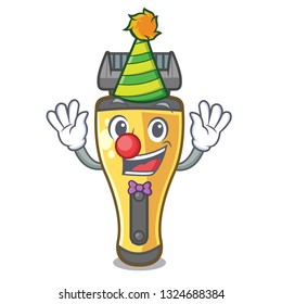 Clown electric shaver the shape funny cartoon