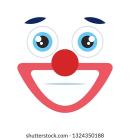 clown emoticon face icon