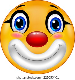 Clown emoticon smiley