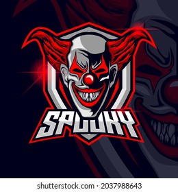Clown E-sport Logo Template Design