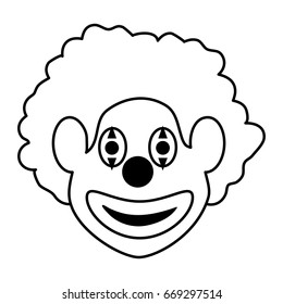 clown face icon image 